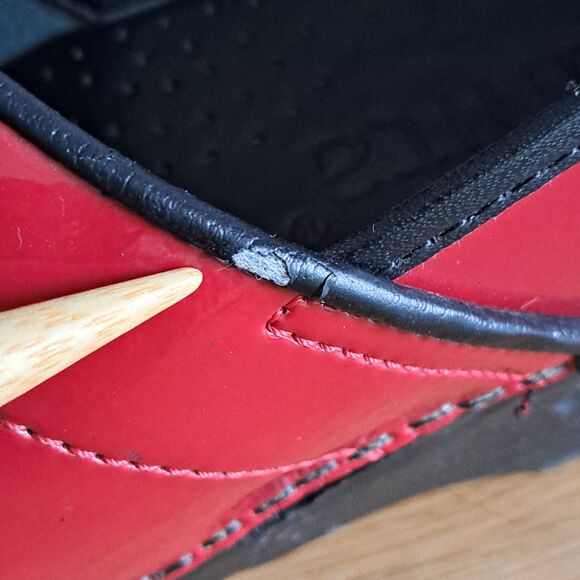 Sanita Pro Piper Women’s 6.5 7 US EU 37 Red Dye Patent Clogs Comfort - Picture 8 of 12